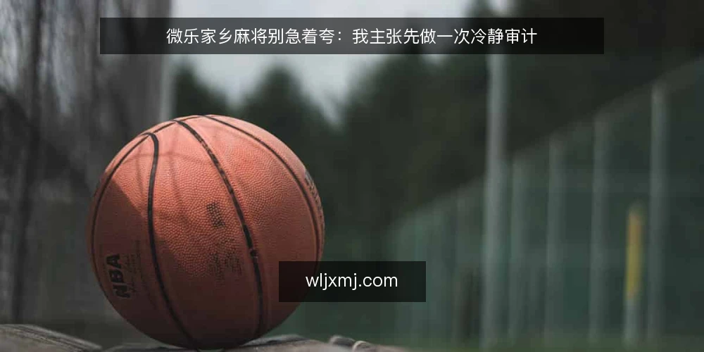 微乐家乡麻将别急着夸:我主张先做一次冷静审计 — 为什么现在就该审计 配图